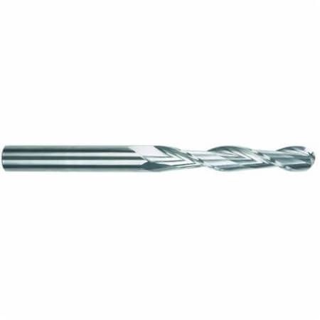 Morse End Mill, Ball Nose Center Cutting Extra Long Length Single End, Series 5952G, 18 Diameter Cutter 90500